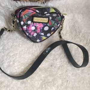 Betsey Johnson heart shaped bag